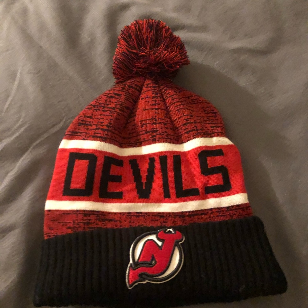 NJ DEVILS BEANIE